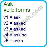 Ask Verb Forms