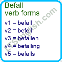 Befall Verb Forms