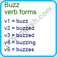 Buzz Verb Forms