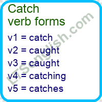 Catch Verb Forms