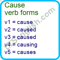 Cause Verb Forms