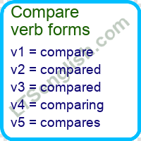 Compare Verb Forms