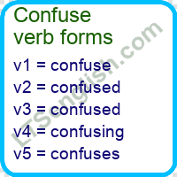 Confuse Verb Forms