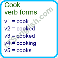 Cook Verb Forms