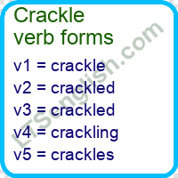 Crackle Verb Forms