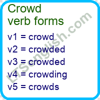 Crowd Verb Forms