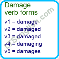 Damage Verb Forms