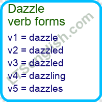 Dazzle Verb Forms