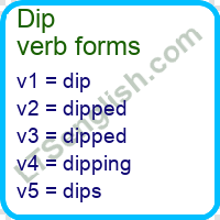 Dip Verb Forms