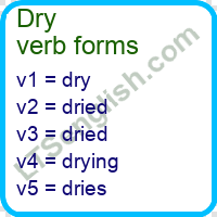 Dry Verb Forms