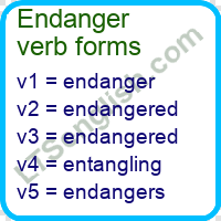 Endanger Verb Forms