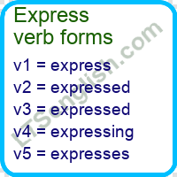 Express Verb Forms