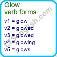 Glow Verb Forms
