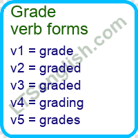 Grade Verb Forms