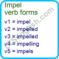 Impel Verb Forms