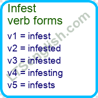 Infest Verb Forms