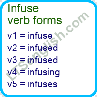 Infuse Verb Forms