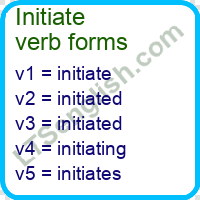 Initiate Verb Forms