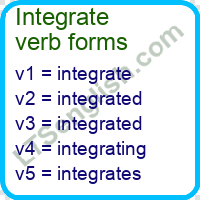 Integrate Verb Forms