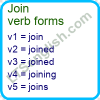 Join Verb Forms