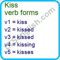 Kiss Verb Forms