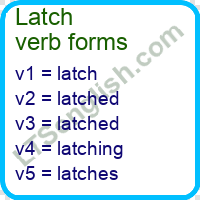 Latch Verb Forms