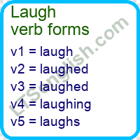 Laugh Verb Forms