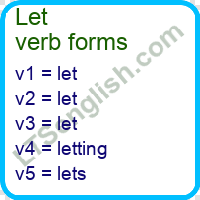 Let Verb Forms