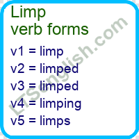 Limp verb forms - Learn English Free Online | LTSenglish.com