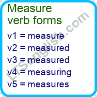 Measure Verb Forms