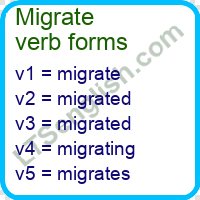 Migrate Verb Forms