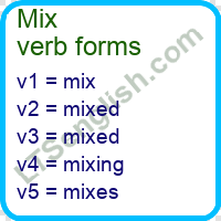 Mix verb forms - Learn English | LTSenglish.com