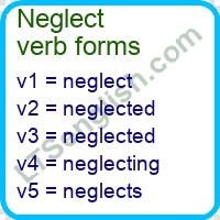 Neglect Verb Forms
