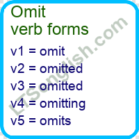 Omit Verb Forms