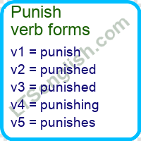 Punish Verb Forms