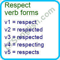 Respect Verb Forms