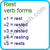 Rest Verb Forms