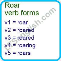 Roar Verb Forms