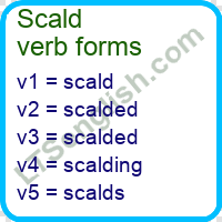 Scald Verb Forms