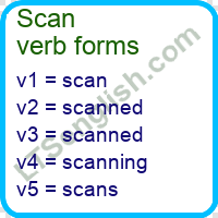 Scan Verb Forms