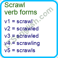 Scrawl Verb Forms