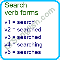 Search Verb Forms
