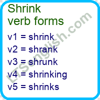 Shrink Verb Forms
