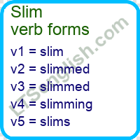 Slim Verb Forms