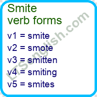 Smite Verb Forms