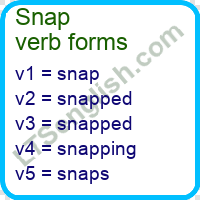Snap Verb Forms