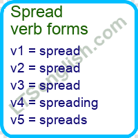 Spread Verb Forms