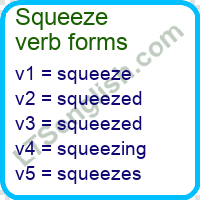 Squeeze Verb Forms