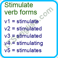 Stimulate Verb Forms