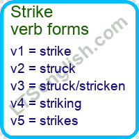 Strike Verb Forms